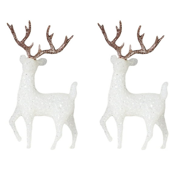 2pcs Cake Topper Deer Cake Topper Plastic Cake Topper Birthday Cake Ornament