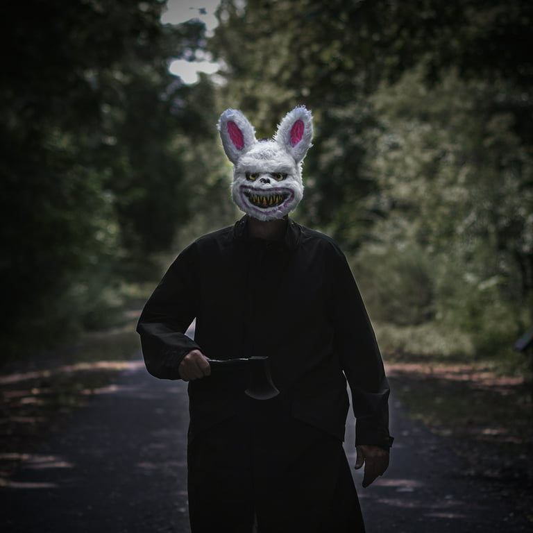 Bloody Scary Rabbit Head Bunny Face Mask Horror Movie Decor Halloween Costume Bloody Scary Rabbit Head Bunny Face Mask Horror Movie Decor Halloween Costume