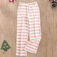 thumbnail image 2 of Outfmvch Striped Pants Women Striped Lounge Pants Pajama Pants Fleece Pajamas Women Womens Pajama Bottoms Pj Pants Women's Cotton Pajamas Mint Green Xl, 2 of 3