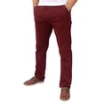 thumbnail image 2 of Pantalón de gabardina stretch John Silver  Corte recto color vino, 2 of 4
