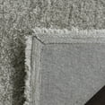 thumbnail image 4 of SAFAVIEH Joella Solid Plush Polyester Shag Area Rug, Light Grey, 5' x 5' Square, 4 of 9