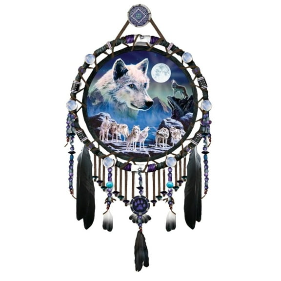 The Bradford Exchange Sacred Spirit Dreamcatcher Collector Plate Collection: Evening Harmony Glow-In-The-Dark Dreamcatcher Issue #3 by Robin Koni 16-Inches