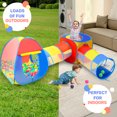 thumbnail image 2 of JoyStone Kids Play Tent Jungle Gym, Pop Up Tents & Play Tunnel for Toddlers, Best Birthday Gift for Boys & Girls, Collapsible Children Play Tent Toy Indoor and Outdoor Games, 2 of 7