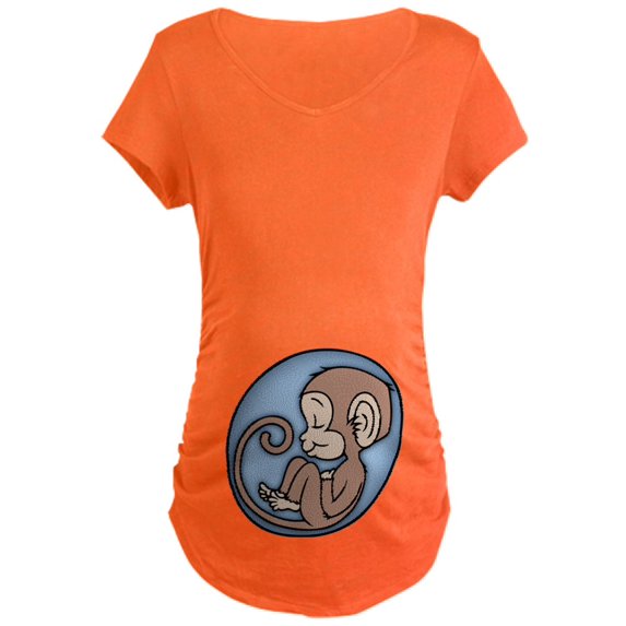 CafePress - Monkey Boy Maternity Dark T Shirt - Maternity Dark T-Shirt