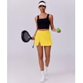 thumbnail image 6 of Pinspark Golf Skirts for Women High Waisted Tennis Skort Lightweight Activewear Skorts with Pockets Built-in Shorts 16" Pickleball Skirt, 6 of 6