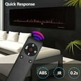 thumbnail image 2 of Replacement Remote for Electric Fireplace,Compatible with Eueiriup&BOSSIN Recessed and Wall Mounted Fire Places Electric Fireplace., 2 of 7
