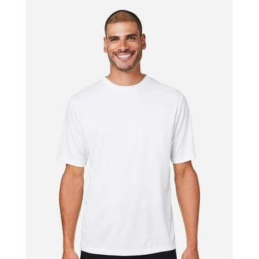 Team 365 TT15 Men's Zone Performance Mesh T-Shirt-White-5XL