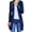 Navy, variant on Women Button Down Solid Color Cardigan