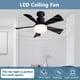 thumbnail image 3 of Ventiladores Techo Silenciosos Con Control Remoto Y Luces para Sala Estar, 3 of 9