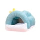 thumbnail image 2 of Hábitats de para hámster Cama de invierno para hámster Cueva para erizo Conejillo de indias enano Azul claro, 2 of 8
