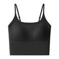 thumbnail image 2 of Blmnix Bra for Women Seamless Bras Longline No Underwire Push Up Bra Bras Black Wireless bras for Women,XL, 2 of 5