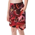 thumbnail image 5 of Alastor Hazbin Hotel Comedy Boy's Board Shorts Teen Swim Trunks Drawstring Quick Dry Beach Shorts Summer Swimsuits with Mesh Lining and Pockets, 5 of 8