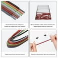 thumbnail image 6 of 2 Pair Round Reflective Rope Shoelaces Replacement Boot laces for Sneakers Boots, 6 of 7