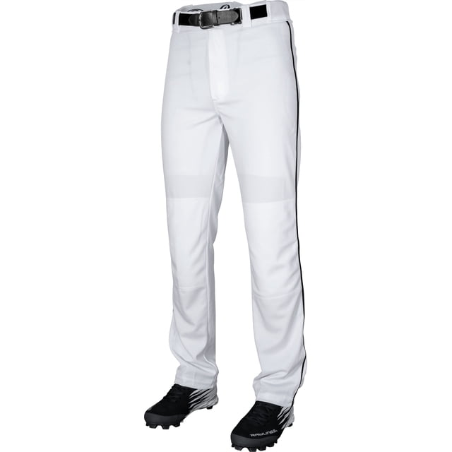 Pantalones de béisbol Rawlings BP31SRP para jóvenes, talla XL, blanco/negro