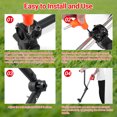 thumbnail image 3 of Langgg String Trimmer Accessory Heavy Duty Grass Eater Head String Trimmer Handle Universal Trimmer Handle white, 3 of 6