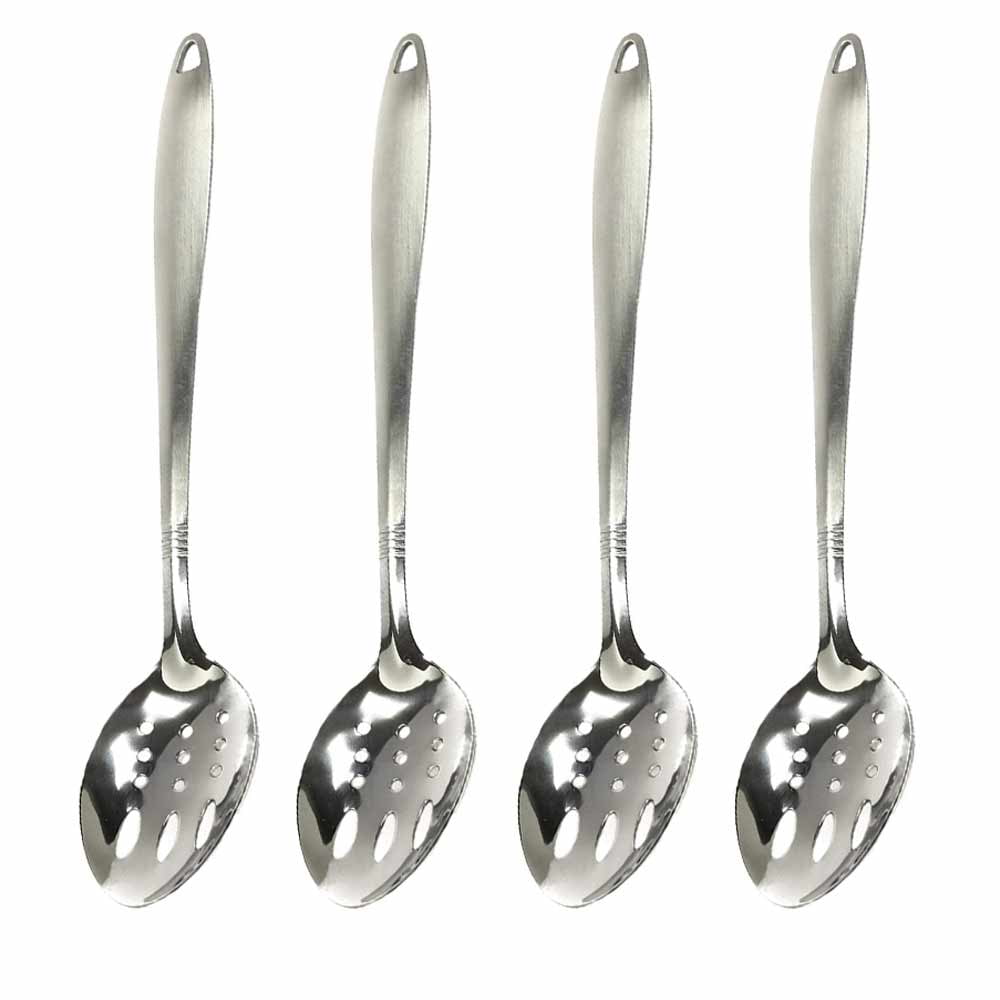 Slotted Spoon 5-Piece Serving Spoons Includes Ladle Benlasen Kitchen Stainless Steel Cooking Utensils Set Slotted Turner Solid Spoon Skimmer