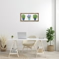 thumbnail image 2 of Stupell Industries Varied Potted Plants & Herbs Botanical & Floral Painting Brown Floater Framed Canvas Art Print Wall Art, 31 x 14, 2 of 9