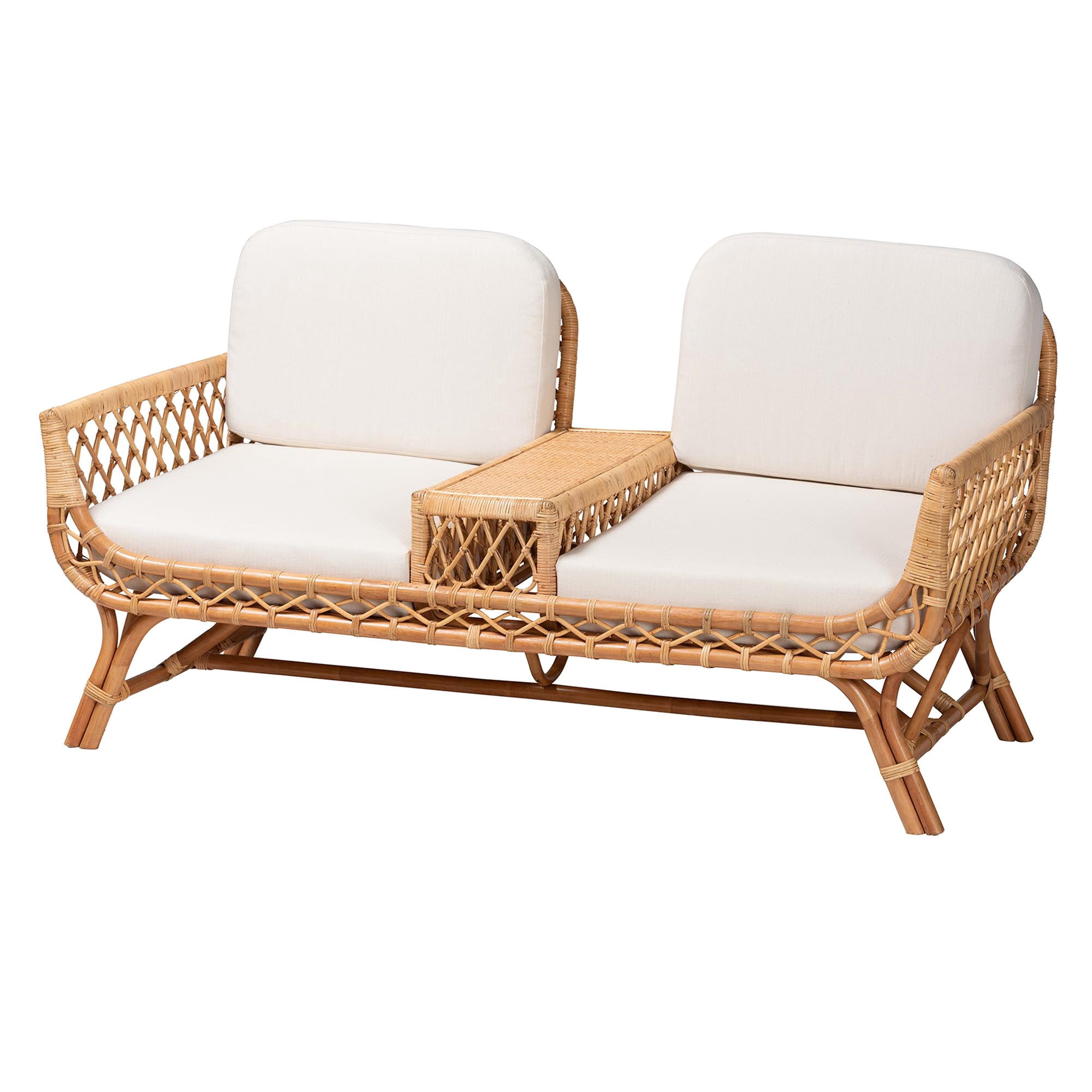 bali & pari Pakis Boho Sofa, Natural