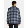 thumbnail image 2 of George Men's & Big Men's Fleece Lined Flannel Shirt Jacket, Sizes S-3XL, 2 of 4