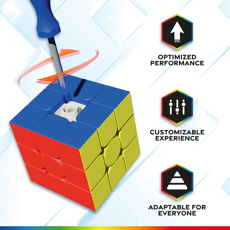 NEXcube 3x3 Classic Puzzle Cube - Super Smooth Technology Unlocks