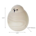 thumbnail image 2 of Natural Wooden Owl 3.74" - Set of 2, 2 of 3