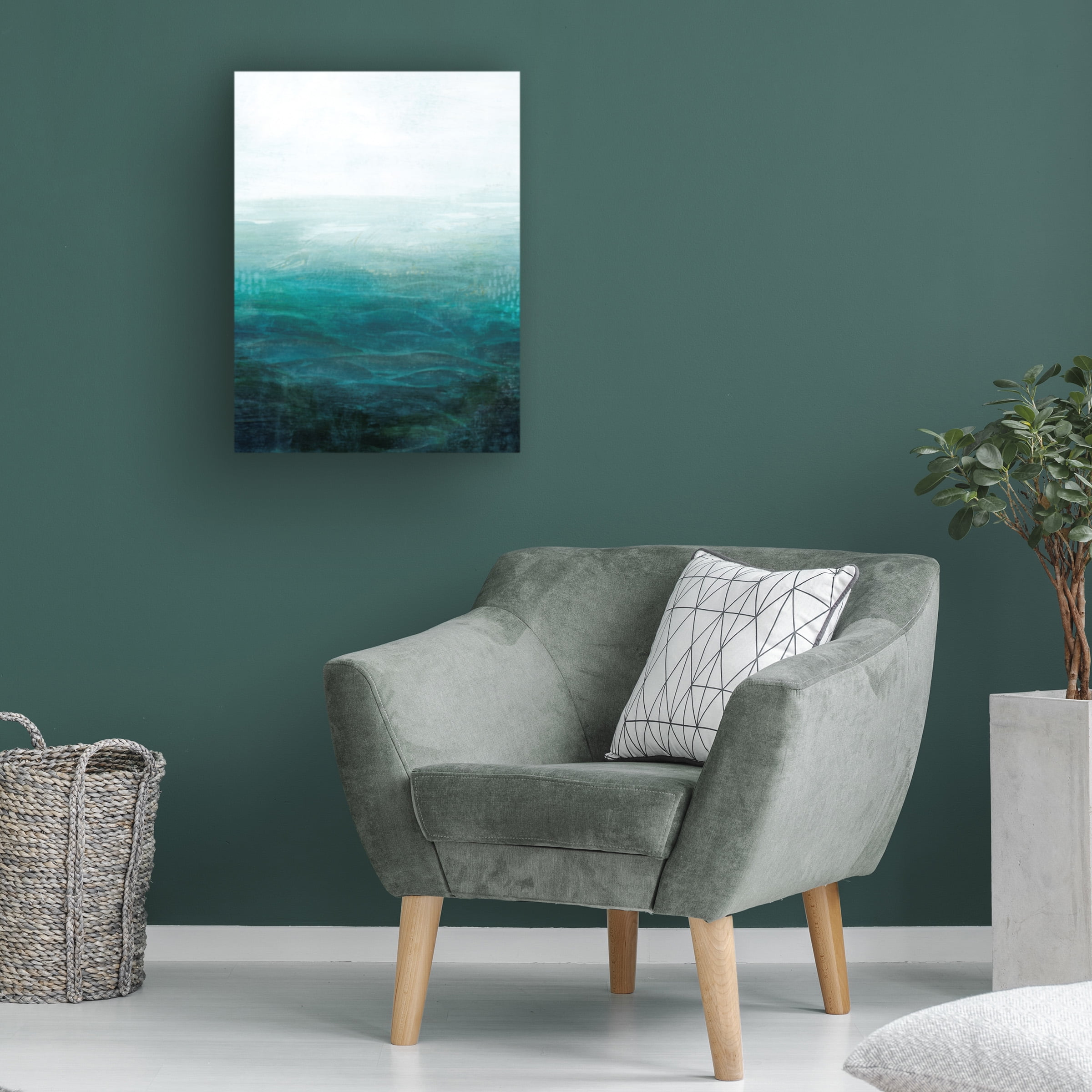 Grace Popp 'Drifting Sea I' Canvas Art