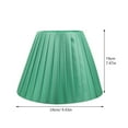 thumbnail image 3 of LABSERRON Pleated Lampshade for Bedroom 1Pcs 9.4X9.4X7.5In, 3 of 10