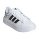 thumbnail image 3 of Tenis Adidas Mujer Grand Court Platfor IE1092 Blanco Negro, 3 of 3