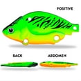 thumbnail image 4 of sunsanly 9g/12g Fake Bait Sharp Hook Sinking Spinning Sequin Bright Color Reusable Winter Fishing Rotating Metal Wobble Simulation Lure Fishing Tool, 4 of 8