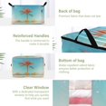 thumbnail image 3 of Foldable Clothes Storage Bags Clothes Organizer Bin with Clear Windows for Clothes Bedding Beach View, 3 of 6