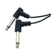 thumbnail image 6 of TRS Stereo 3.5mm Female Jack to Dual 6.35mm Male Plug Mono TS Right Angle Audio Adapter Y Splitter Cable Mixer Cable, 6 of 7