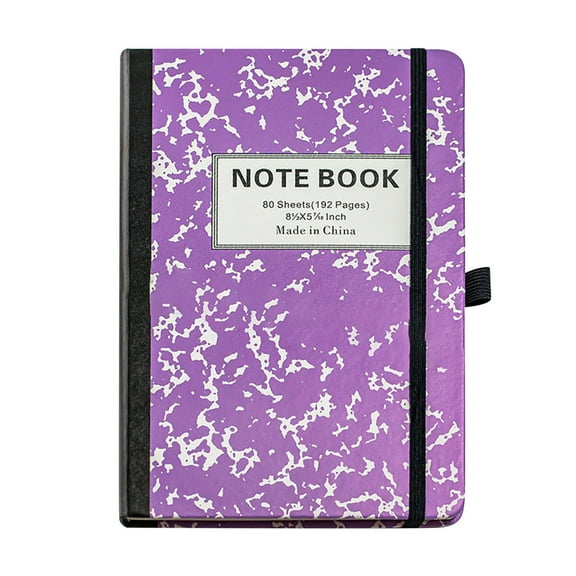 Snowflake A5 Business Notebook, Furenl A5 Snowflake Notebook – Elegant Business Journal With Elastic, 192 Pages, 120Gsm Thick Paper For & Personal Use, Composition Notebook Wide Ruled