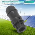 thumbnail image 3 of Solar Connector, 500V 3 Pin Solar Connector Coupler Female PA66 Nylon  Sealing 30A IP68 Waterproof  For Power, 3 of 8