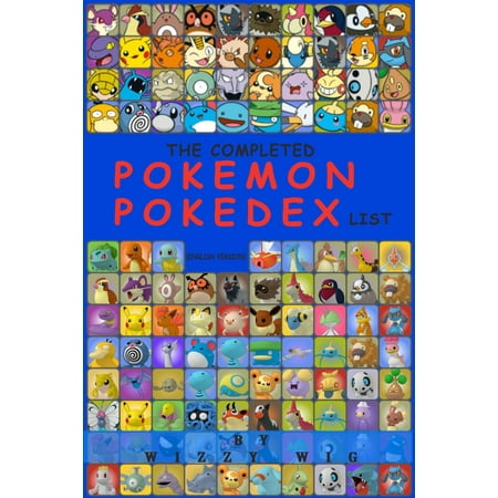 The Complete Pokemon Pokedex List (English Version) -