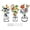 05, variant on 3 Pcs Metal Flowers Wall Art bathroom wall decoration Minimalist Flower Wall Decor for Living Room Bathroom Bedroom Kitchen and Dining Room