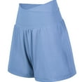 thumbnail image 3 of Kids Butterfly Shorts with Pockets V Crossover 2 in 1 Girls Flowy Shorts Kids Shorts Girls for Girls 9-10 Years, 3 of 4