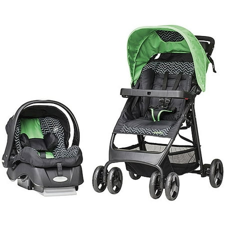 Generic Flxlite Emblx Travel System, Green Chev