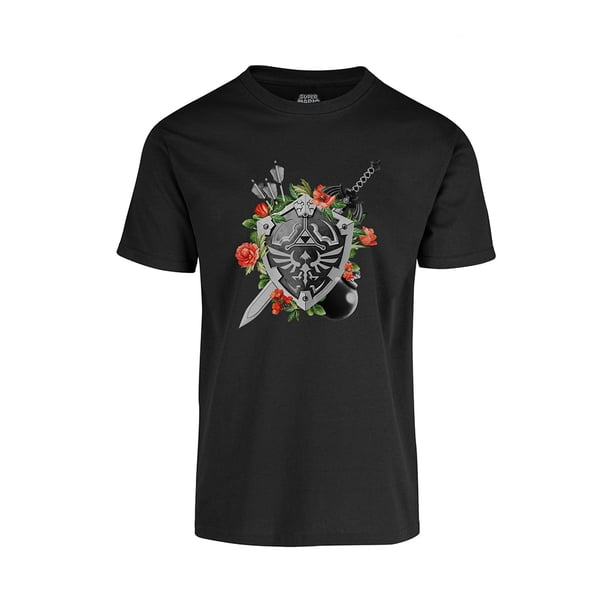 Playera Zelda Fan Army Nintendo Flower Shield