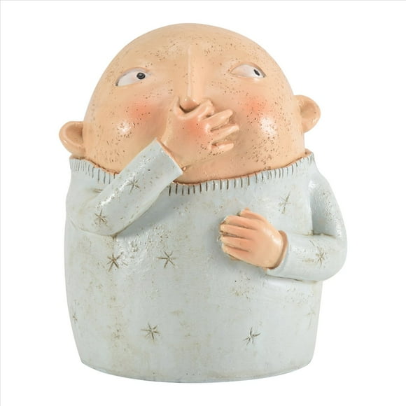Estatua de BañO NiñO Sosteniendo la Nariz, NiñEras Divertidas DecoracióN para NiñOs