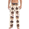 thumbnail image 7 of FORMRS Mens Pajama Pants with Pockets Sleepwear Lounge Bottoms Sizes S-2XL, Blue Cakes, 7 of 7