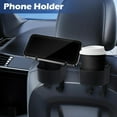 thumbnail image 4 of 4PCS Multifunctional Hook for Car Seat Back - 3 in 1 Car Headrest Hook with Small Cup Holder and Horizontal Phone Mount for Hanging Handbags, Umbrellas, 4 of 8