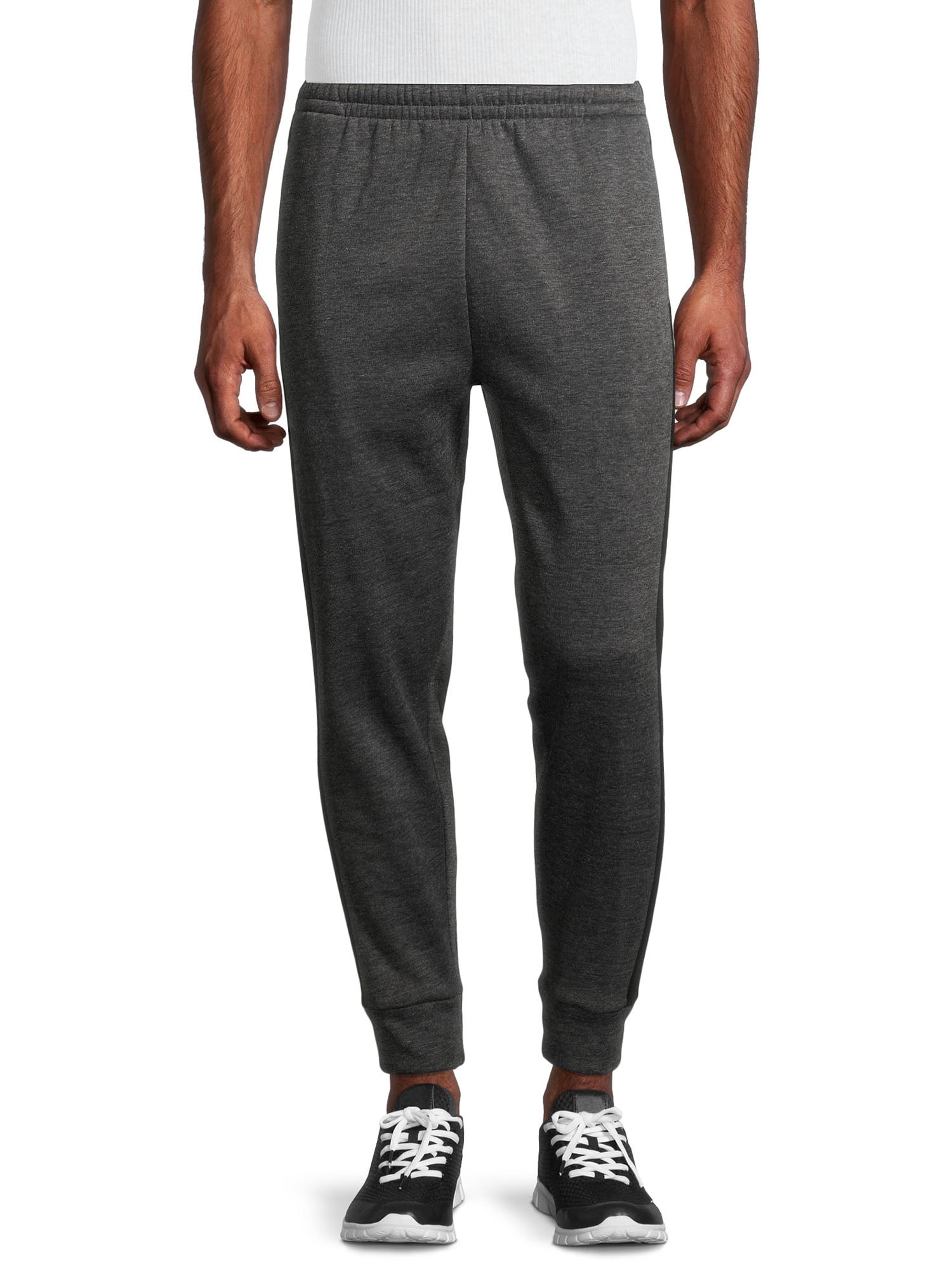 Unipro Men's Fleece Sweatpants with Single Side Stripe - Walmart.com