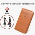 thumbnail image 2 of CLIQKWEN RFID Blocking Passport Holder - Travel Wallet for Women & Men, Multi-Functional RFID Protected Cover with Card Pockets, Travel Essentials Accessory, 2 of 7