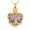 Gold/Purple, variant on Crystal Heart with Tree of Life Cremation Jewelry for Ashes Holder Urn Necklace for Ashes of Loved One