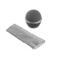 thumbnail image 3 of Sparkle Microphone Sleeve Wireled Mic Hand Cover and Mesh Microphone Grill for Microphones Silver, 3 of 9
