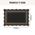 thumbnail image 6 of MeyJey Door Mats for Front Door, 24“x36“ Non Slip Solid Tan Jute Scalloped Washable Black Area Rug,Indoor Carpet for Entryway Laundry Room Floor Mats, 6 of 6