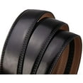 thumbnail image 2 of Men's Genuine Leather Belt without Buckle Ratchet Belt 35mm 1 3/8",replacement belt, 2 of 4