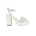 thumbnail image 2 of Sandalia de vestir Tacones Mujer Sintetico Plata Leon 023479, 2 of 4