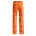 thumbnail image 4 of Satingcolo Halloween Pants for Women Lounge Pajamas Bottom Cute Pjs Fall Active Joggers Halloween Themed Print Pajamas pants, 4 of 8
