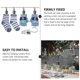 thumbnail image 5 of Curtain Rings with Hooks Stainless Steel Shower Curtain Clips for Drapery and Curtains Silver Color Displaying Photographs 100Pcs, 5 of 5
